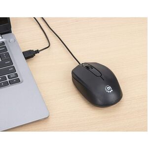 MOUSE OPTICO ESTANDAR USB NEGRO - Image 6