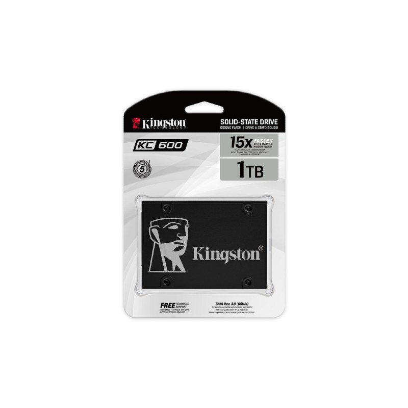 SSD ESTADO SOLIDO KINGSTON 1024 G SSD KC600 SATA3 2.5 SSD 7MM SSD ESTADO SOLIDO KINGSTON 1024G SSD KC600 SATA3 2.5 SSD 7MM - Image 5