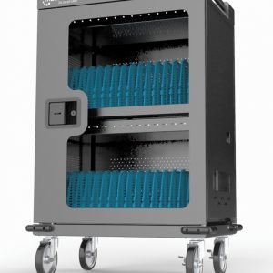 GABINETE DE CARGA MOVIL 32 PTOS USB-C 576W PUERTA VIDRIO