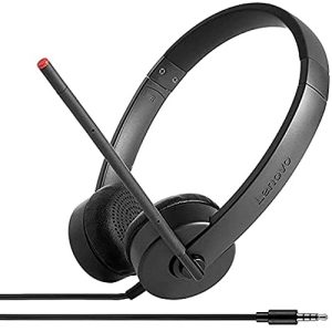Lenovo Auriculares, Cableado Sobre la cabeza Estéreo - Negro - Binaural - Circumaural - Mini-phone (3.5mm) ICULAR ANALOGICO ESTEREO