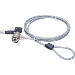 Manhattan Candado de Llave para Laptop, 1.4 Metros, Plata LLAVE 1.4M GRIS