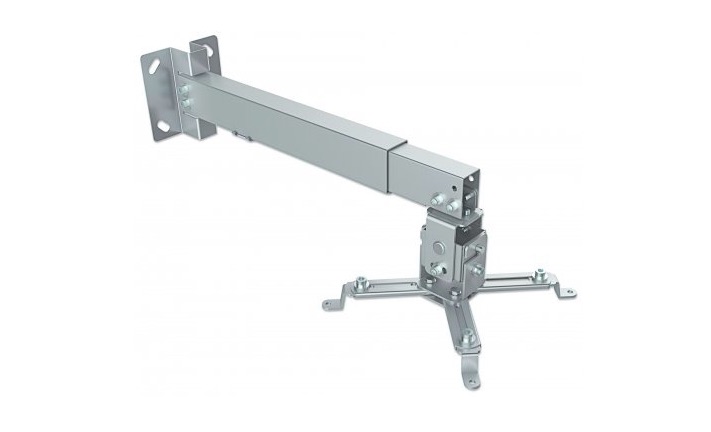 Manhattan Soporte de Muro/Techo para Proyector, hasta 20KGs, Plata ARTICULADO 20KG EXTENSION 43-65CM