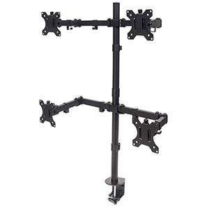 Manhattan Soporte para 4 Monitores 13" - 32", hasta 32Kg, Negro A 32 ESCRITORIO - Image 3