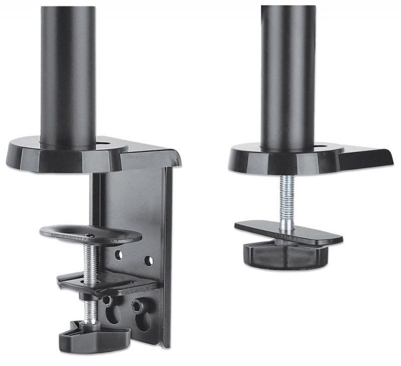 Manhattan Soporte de Escritorio 2 Monitores 17" - 32", hasta 8Kg, Negro A 32 ESCRITORIO PISTON - Image 3