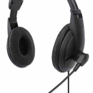Diadema Manhattan 179843 - Alámbrico - USB - Micrófono - Negro MICROFONO ALAMBRICO CONTROL INTEGRA