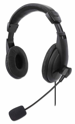 Diadema Manhattan 179843 - Alámbrico - USB - Micrófono - Negro MICROFONO ALAMBRICO CONTROL INTEGRA