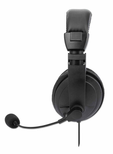 Diadema Manhattan 179843 - Alámbrico - USB - Micrófono - Negro MICROFONO ALAMBRICO CONTROL INTEGRA - Image 4