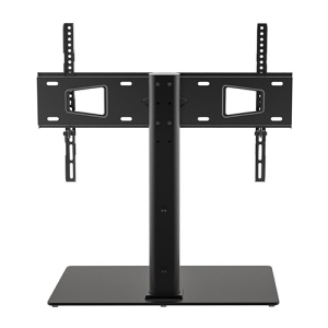 SOPORTE TV P/MESA 32 A 65 45KG ALTURA AJUSTABLE BASE DE VIDRIO - Image 2