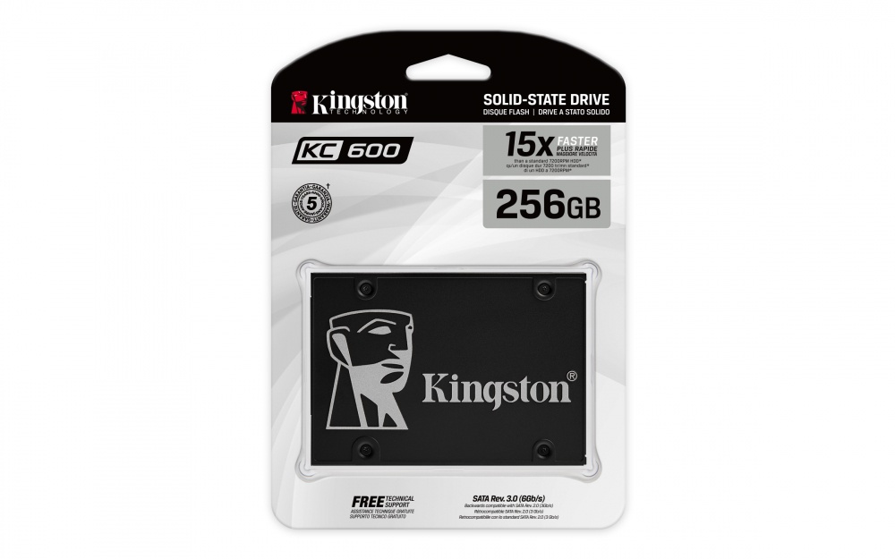 KINGSTON ESTADO SOLIDO SSD 256GB KC600 SATA3 2.5" 2.5 - Image 4