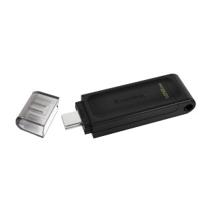 Memoria USB Kingston DataTraveler 70, 128GB, USB-C 3.2, Negro 3.2 DATATRAVELER 70 - Image 3