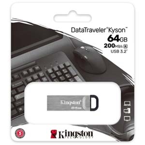 KINGSTON USB 3.2 MEMORIA 64GB DATATRAVELER KYSON - Image 3